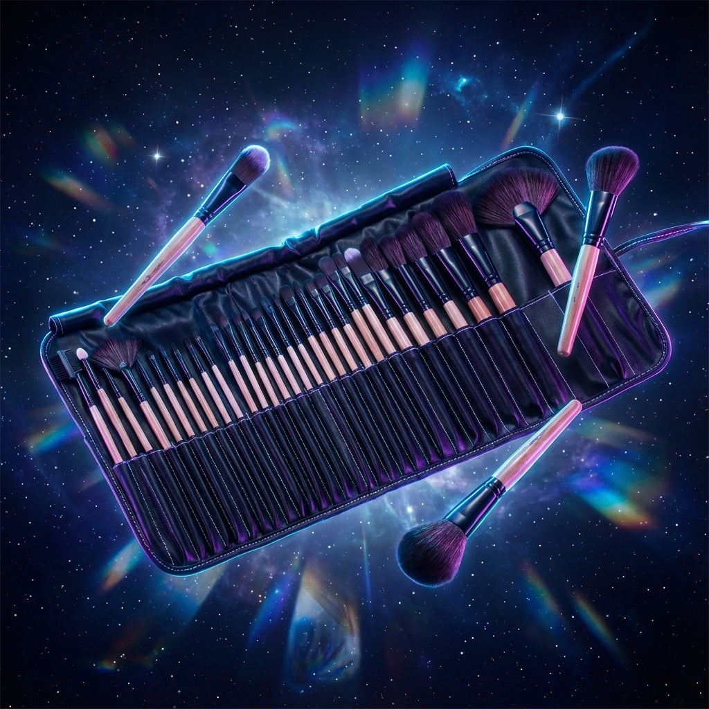 Professional Kit of Makeup Brushes (24 pieces)