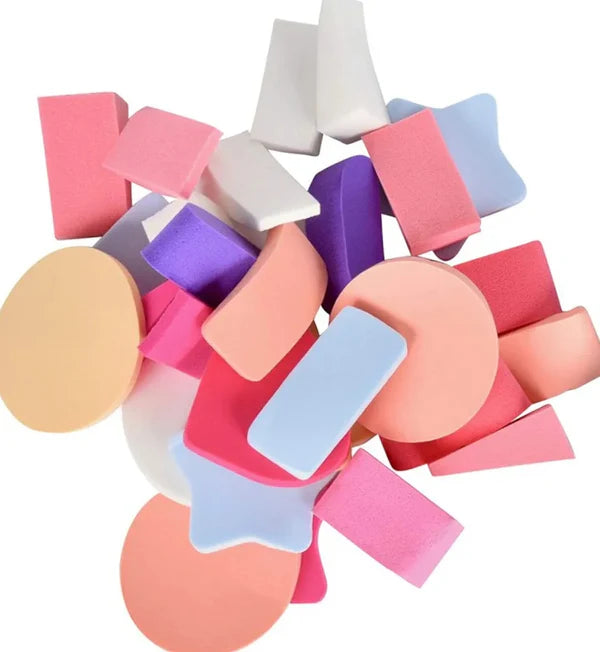 Make Up Sponge Beauty Blender Puff (Color May Vary) - Set of 6