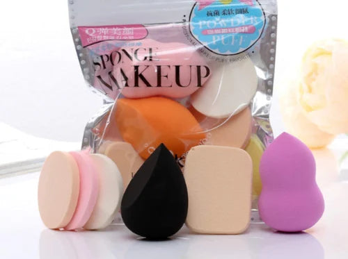 Make Up Sponge Beauty Blender Puff (Color May Vary) - Set of 6