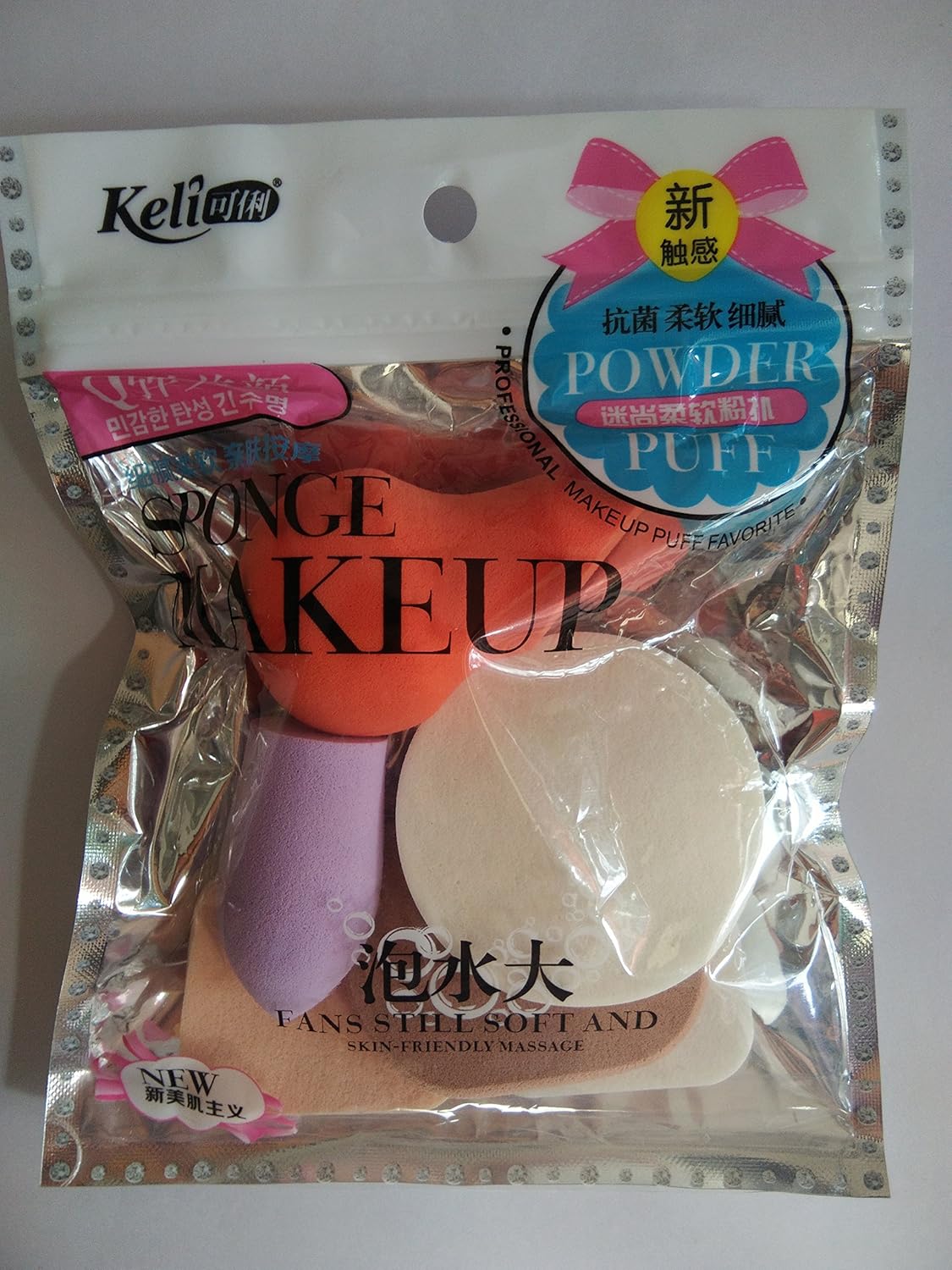 Make Up Sponge Beauty Blender Puff (Color May Vary) - Set of 6