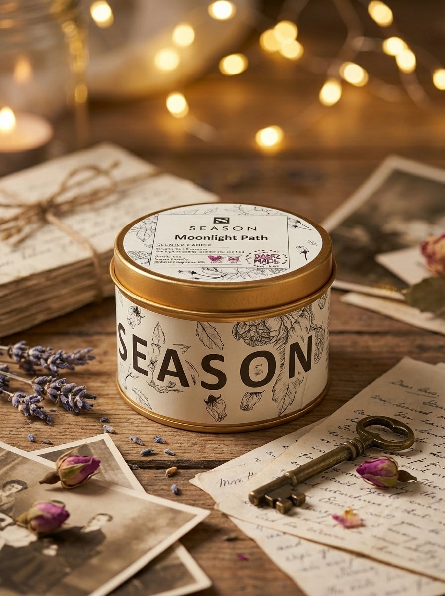 Moonlight Path (White Peach Scented Candle)