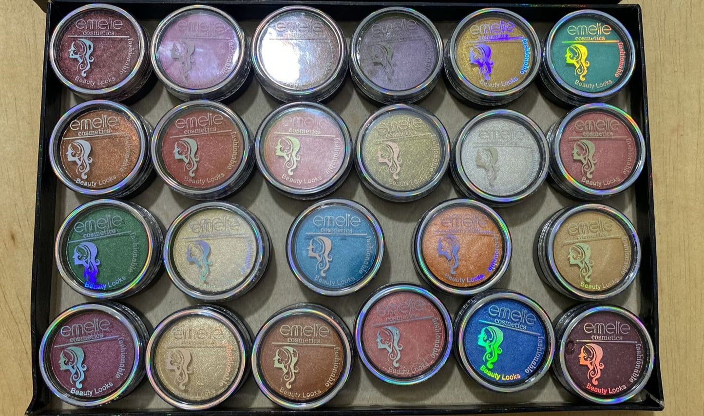 Professional Shimmer Glitter Eyeshadow – High-Impact Shine, Pro-Level Performance (Pack of 23pcs)