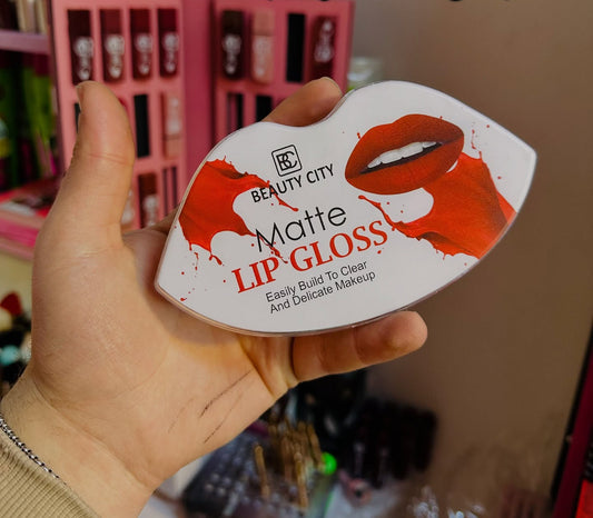 Crimson Kisses Lip Gloss Set - Pack of 6